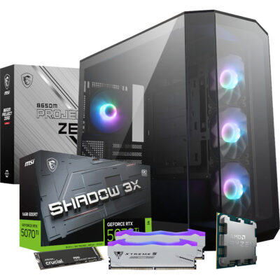 PCBuilder Ryzen 7 9800X3D VALKYRIE Windows 11 Gaming PC