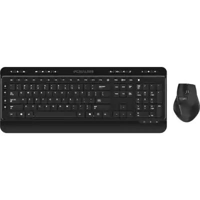PCBuilder ALPHA Silent Wireless Keyboard and Mouse Combo