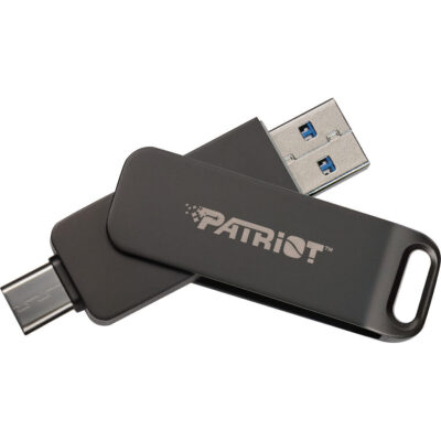 Patriot Rage R550 256GB USB3.2 Swing Type A to Type-C Flash Drive