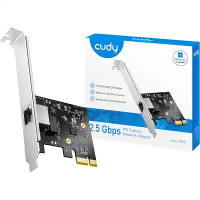 Cudy 2.5Gbps PCI-E Ethernet Adapter