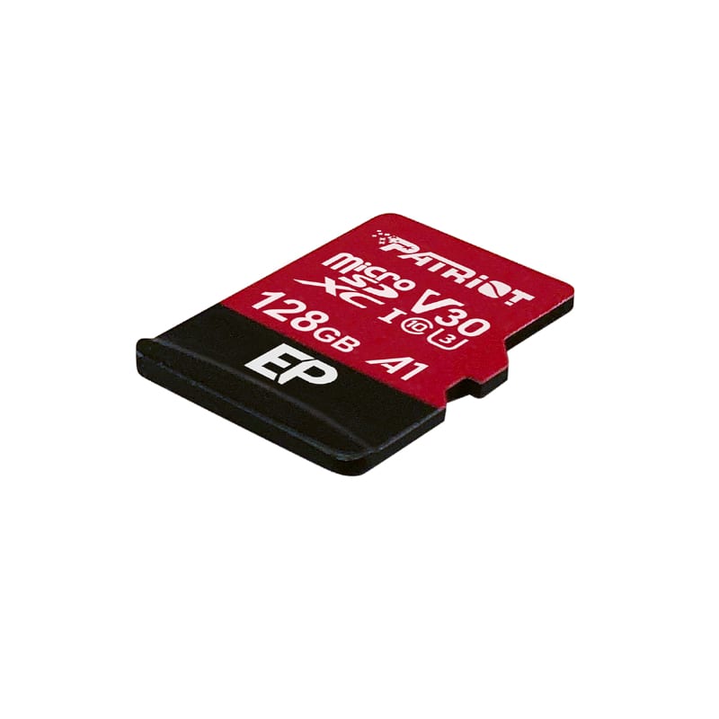 Patriot EP V30 A1 128GB Micro SDXC Card + Adapter 2 Patriot EP V30 A1 128GB Micro SDXC Card + Adapter - Image 2