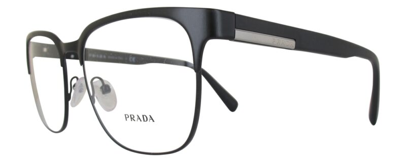 Prada Mens Eyeglasses (Pr 57U-1Bo1O1-56)