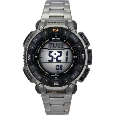 Casio ProTrek Digital Bio Based Resin Tough Solar PRG-340T-7 100M Men's Watch