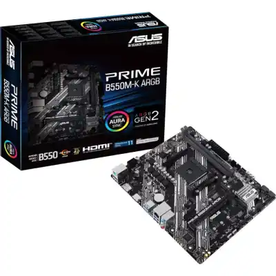 Asus PRIME B550M-K ARGB AM4 M-ATX Motherboard