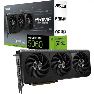 ASUS PRIME GeForce RTX 5060 OC 8GB GDDR7 GPU – SFF-Ready Graphics Card