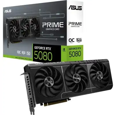 ASUS PRIME GeForce RTX 5080 16GB OC Edition GDDR7 Graphics Card (PRIME-RTX5080-O16G)