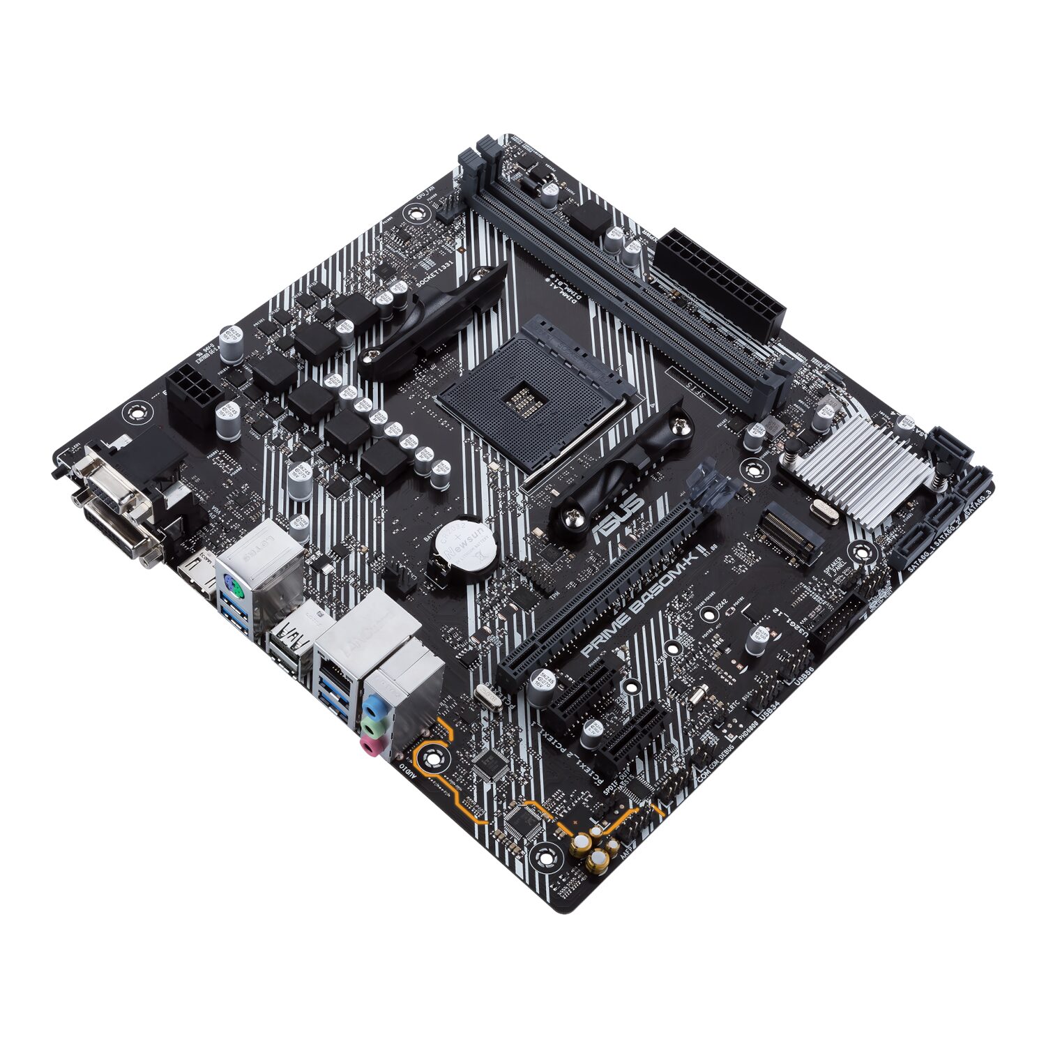 ASUS PRIME B450M-K II mATX Motherboard - AM4, DDR4, HDMI, M.2, USB3.2 4 ASUS PRIME B450M-K II mATX Motherboard - AM4, DDR4, HDMI, M.2, USB3.2 - Image 4