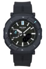 Casio Pro Trek Analog Digital Smartphone Link Resin Green Dial Tough Solar PRJ-B001-1 100M Men's Watch