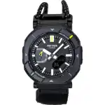 Casio Pro Trek Analog Digital Smartphone Link Fabric Strap Black Dial Solar PRJ-B001B-1 100M Men's Watch