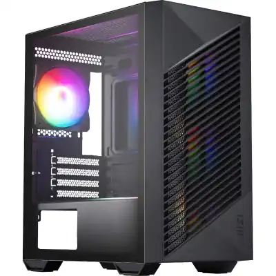 MSI PRO FORGE M050A Micro-ATX Gaming Chassis - Black