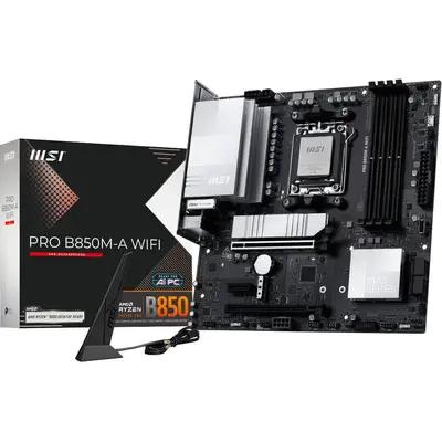 MSI PRO B850M-A WIFI AM5 DDR5 M-ATX Motherboard