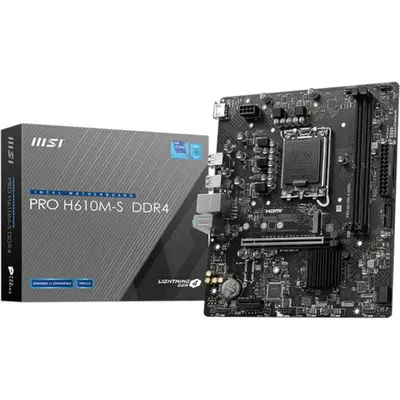 MSI H610M-S PRO LGA1700 M-ATX DDR4 Motherboard