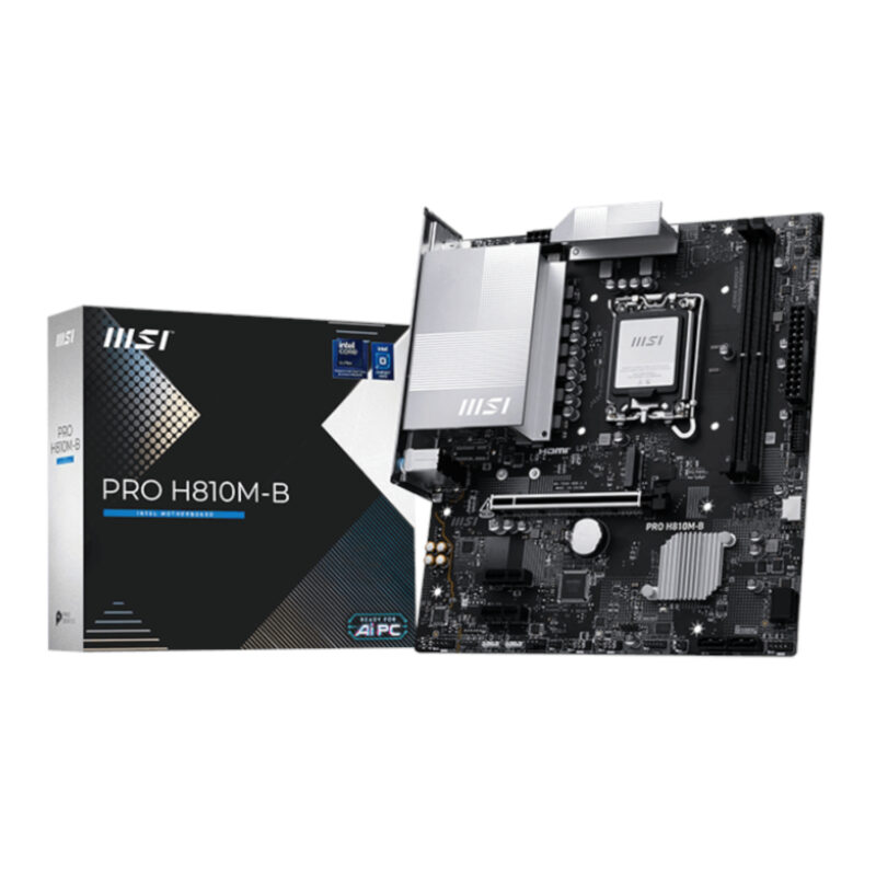 MSI H810M-B PRO LGA1851 M-ATX DDR5 Motherboard