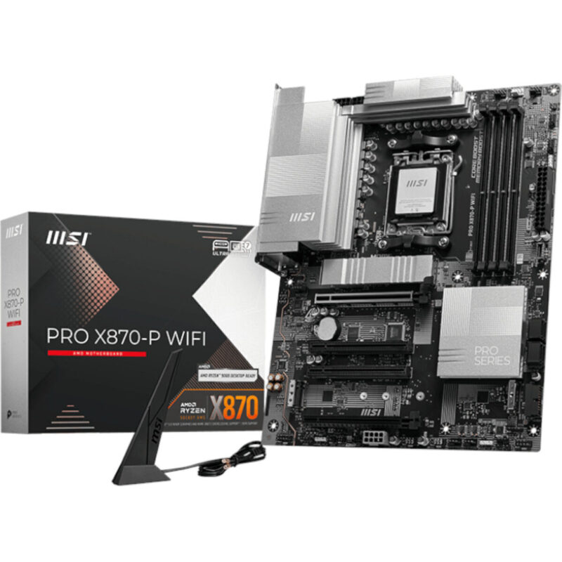 PROX870-PWIFI_MSI-X870-PRO-AM5-ATX-4X-DDR5_wr_01 MSI PRO X870-P WIFI AM5 ATX DDR5 Motherboard