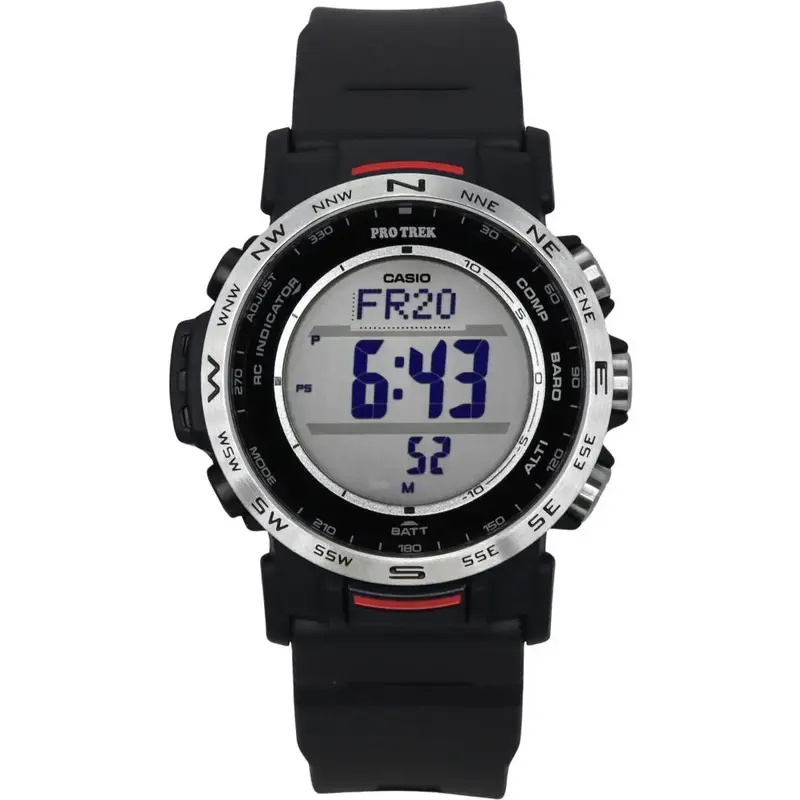 Casio Pro Trek Climber Line Digital Bio Based Resin Strap Tough Solar PRW-35-1A 100M Men's Watch