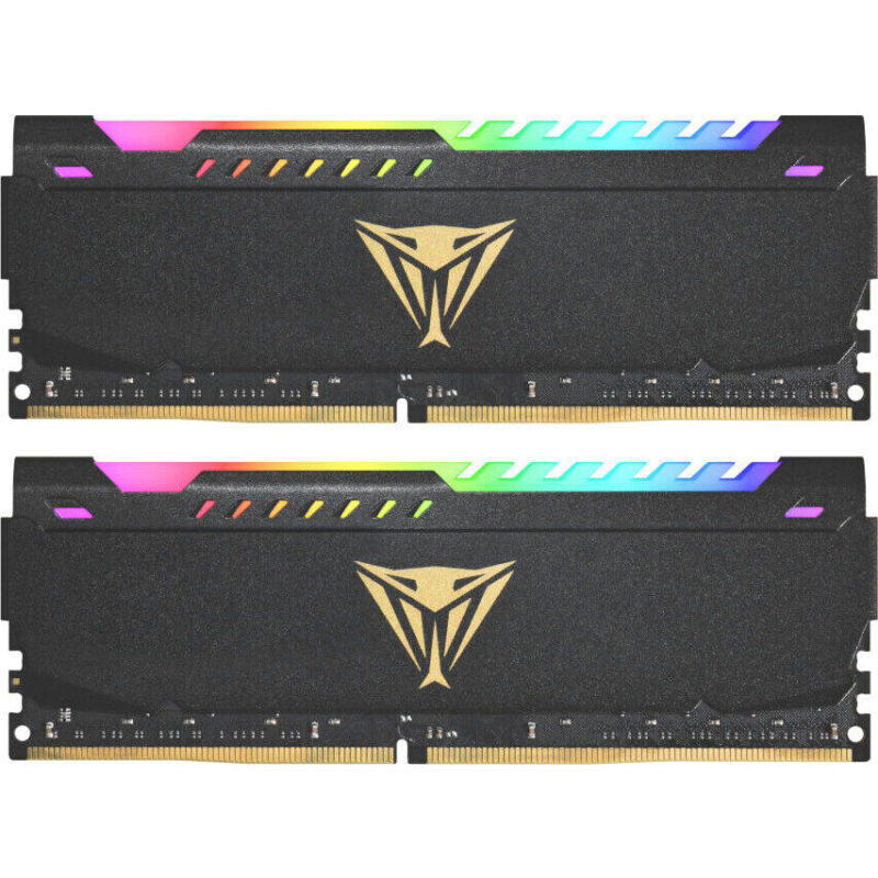 Patriot Vipersteel 32GB KIT (2x16GB) 3600MHz DDR4 Desktop Gaming Memory RGB