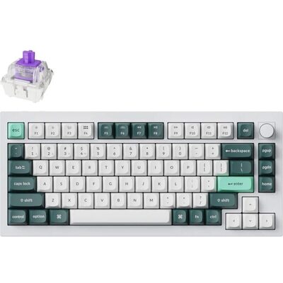 Keychron Q1H-P1 QMK Wireless Custom Keyboard - White