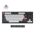 Keychron Q3 HE QMK 80% Wireless Custom Mechanical Keyboard (Nebula Switch) – Carbon Black