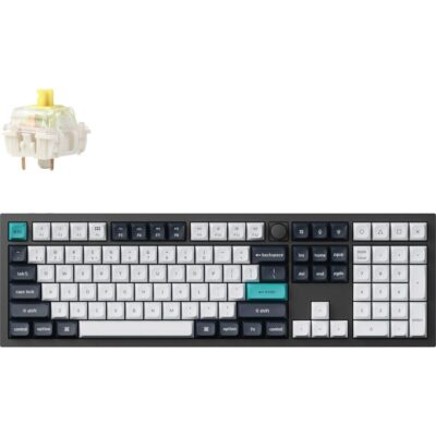 Keychron Q6 Max QMK/VIA Wireless Mechanical Keyboard (Full-Size, Gateron Jupiter Banana)