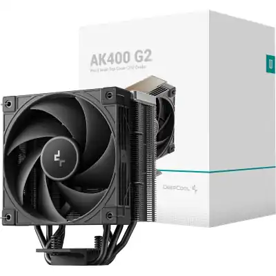 DeepCool AK400 G2 Dark 120mm CPU Air Cooler - Black
