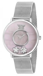 Morellato Pink Mother Of Pearl Stainless Steel Mesh Quartz R0153150501 Women's Watch