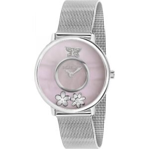 Morellato Pink Mother Of Pearl Stainless Steel Mesh Quartz R0153150501 Women's Watch