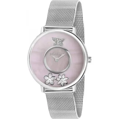 Morellato Pink Mother Of Pearl Stainless Steel Mesh Quartz R0153150501 Women's Watch