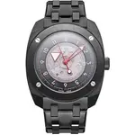 DWISS R2 Floating Hours Display Stainless Steel Bracelet Black Skeleton Dial Automatic R2-BB-BRACELET 100M Men's Watch