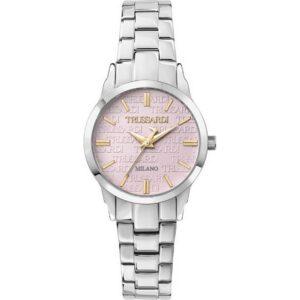 Trussardi T-Bent Pink Stainless Steel Dial Quartz R2453141508 Women's Watch