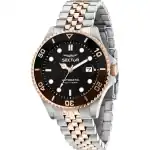 Sector 230 Two Tone Stainless Steel Black Dial Automatic R3223161014 100M Men's Watch