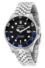Sector 230 Stainless Steel Black Dial Automatic R3223161016 100M Men's Watch
