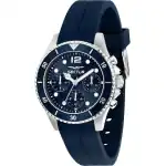 Sector 230 Multifunction Silicone Strap Blue Dial Quartz R3251161052 100M Men's Watch