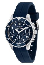 Sector 230 Multifunction Silicone Strap Blue Dial Quartz R3251161052 100M Men's Watch