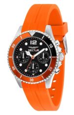 Sector 230 Multifunction Silicone Strap Black Dial Quartz R3251161054 100M Men's Watch