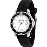 Sector 230 Silicone Strap White Dial Quartz R3251161057 100M Men's Watch