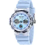 Sector Ex-46 Silicone Strap Blue Dial Quartz R3251242503 Men's Watch