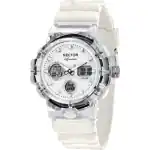 Sector Ex-46 Silicone Strap White Dial Quartz R3251242504 Men's Watch