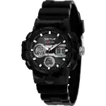 Sector Ex-46 Silicone Strap Black Dial Quartz R3251242505 Men's Watch