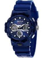 Sector Ex-46 Silicone Strap Blue Dial Quartz R3251242506 Men's Watch