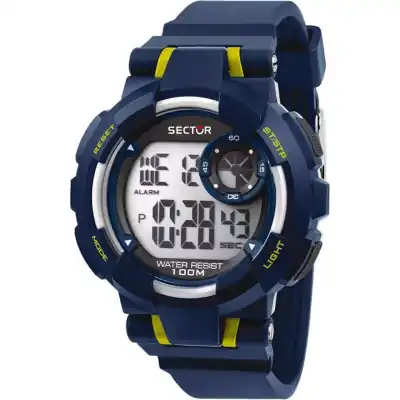 Sector EX-36 Digital Black Dial Quartz R3251283002 100M Men's Watch