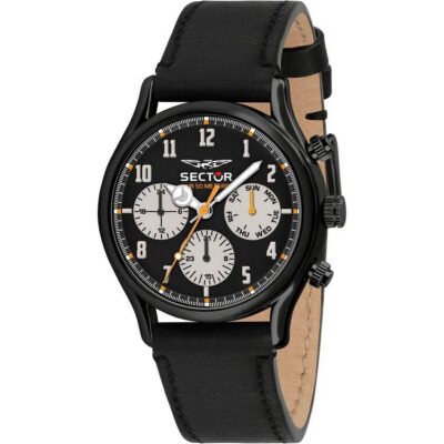 Sector 660 Black Dial Leather Strap Quartz R3251517001 Men's Watch