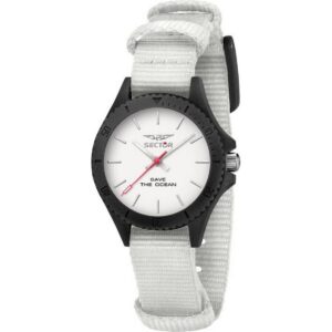 Sector Save The Ocean White Dial Recycle Pet Strap Quartz R3251539503 Women's Watch