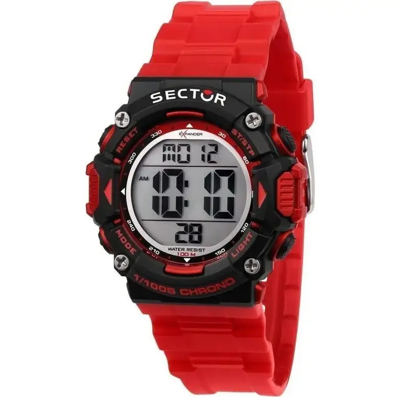 Sector EX-32 Digital Red Polyurethane Strap Quartz R3251544002 100M Men's Watch