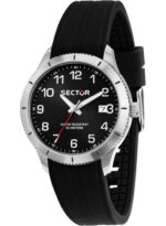 Sector 270 Silicone Strap Black Dial Quartz R3251578014 Men's Watch