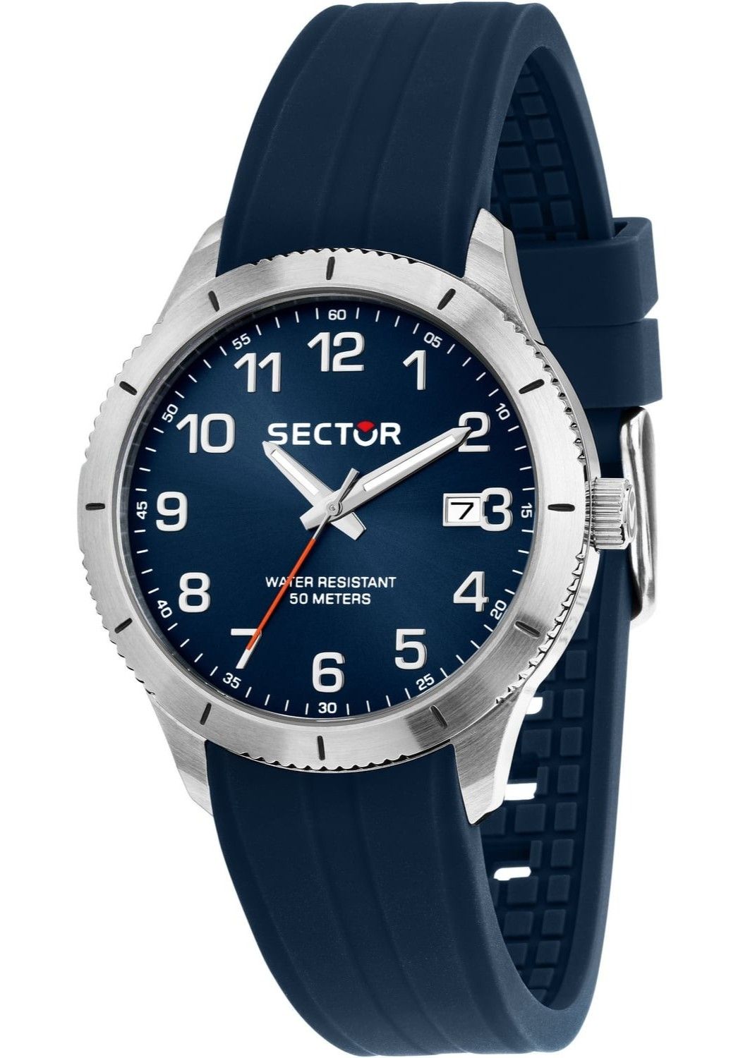 Sector 270 Silicone Strap Blue Dial Quartz R3251578015 Men's Watch