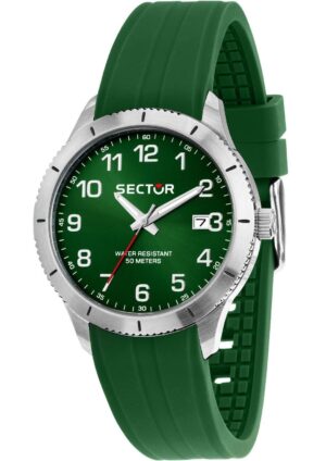 Sector 270 Silicone Strap Green Dial Quartz R3251578016 Men's Watch