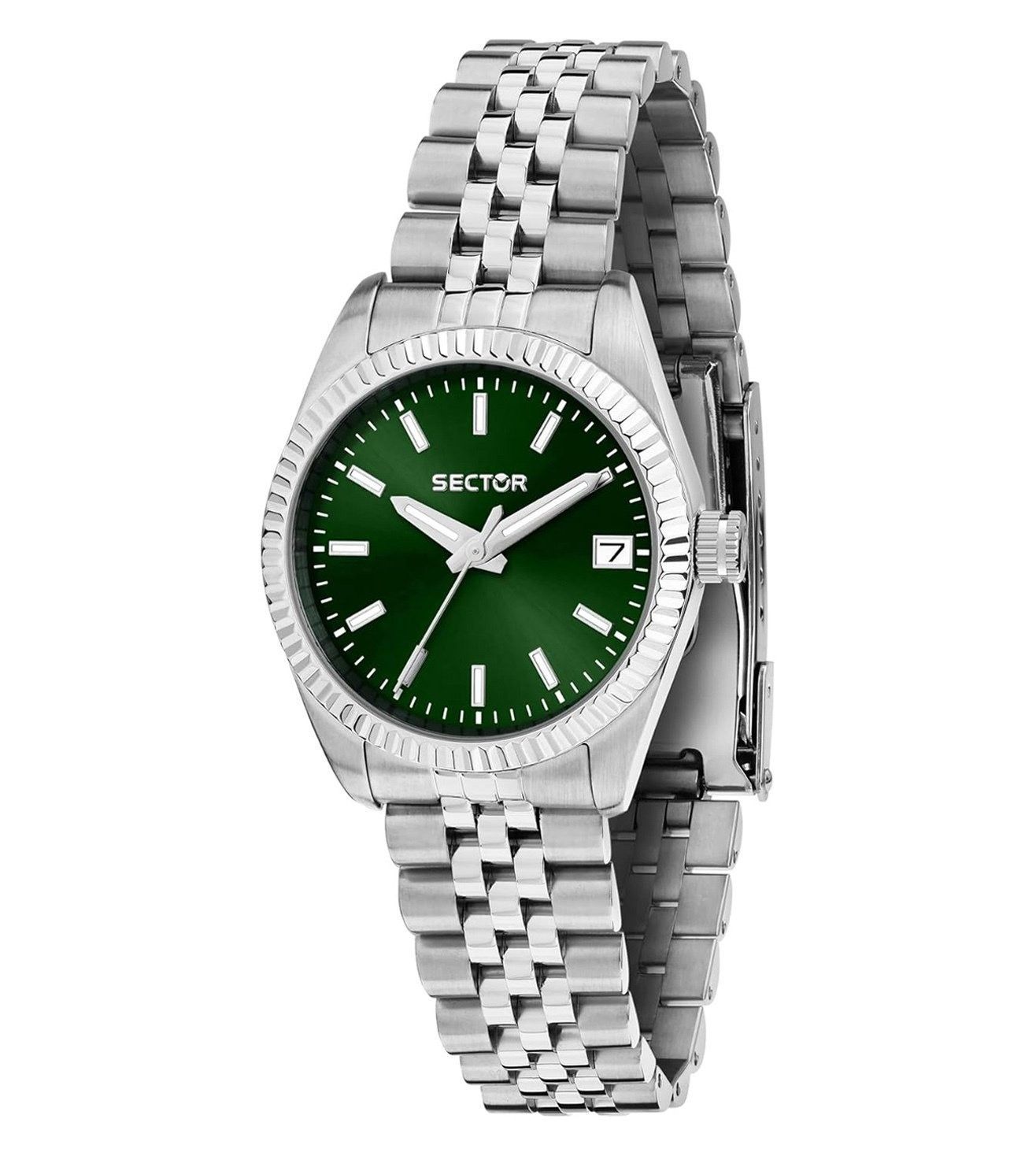 Sector 240 Stainless Steel Green Dial Quartz R3253240513 Women's Watch