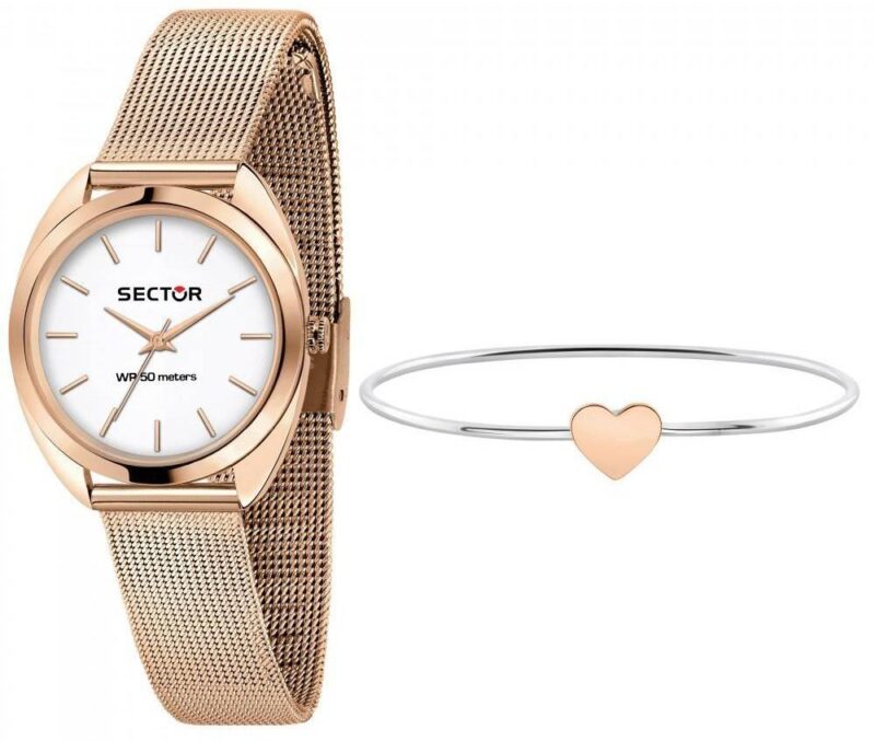 Sector 955 White Matt Dial Rose Gold Tone Stainless Steel Quartz R3253518515 Women's Watch Sector 955 White Matt Dial Rose Gold Tone Stainless Steel Quartz R3253518515 Women's Watch