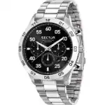 Sector 270 Multifunction Stainless Steel Black Dial Quartz R3253578032 Men's Watch