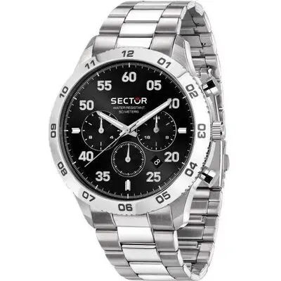 Sector 270 Multifunction Stainless Steel Black Dial Quartz R3253578032 Men's Watch